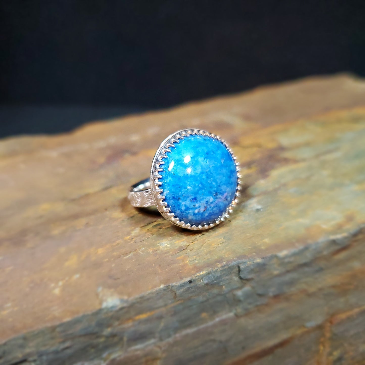 Denim Lapis Ring