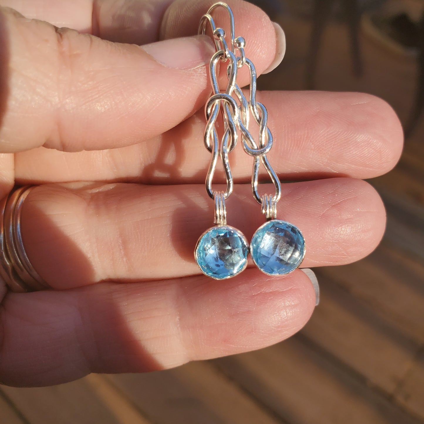 Celtic Blue Earrings