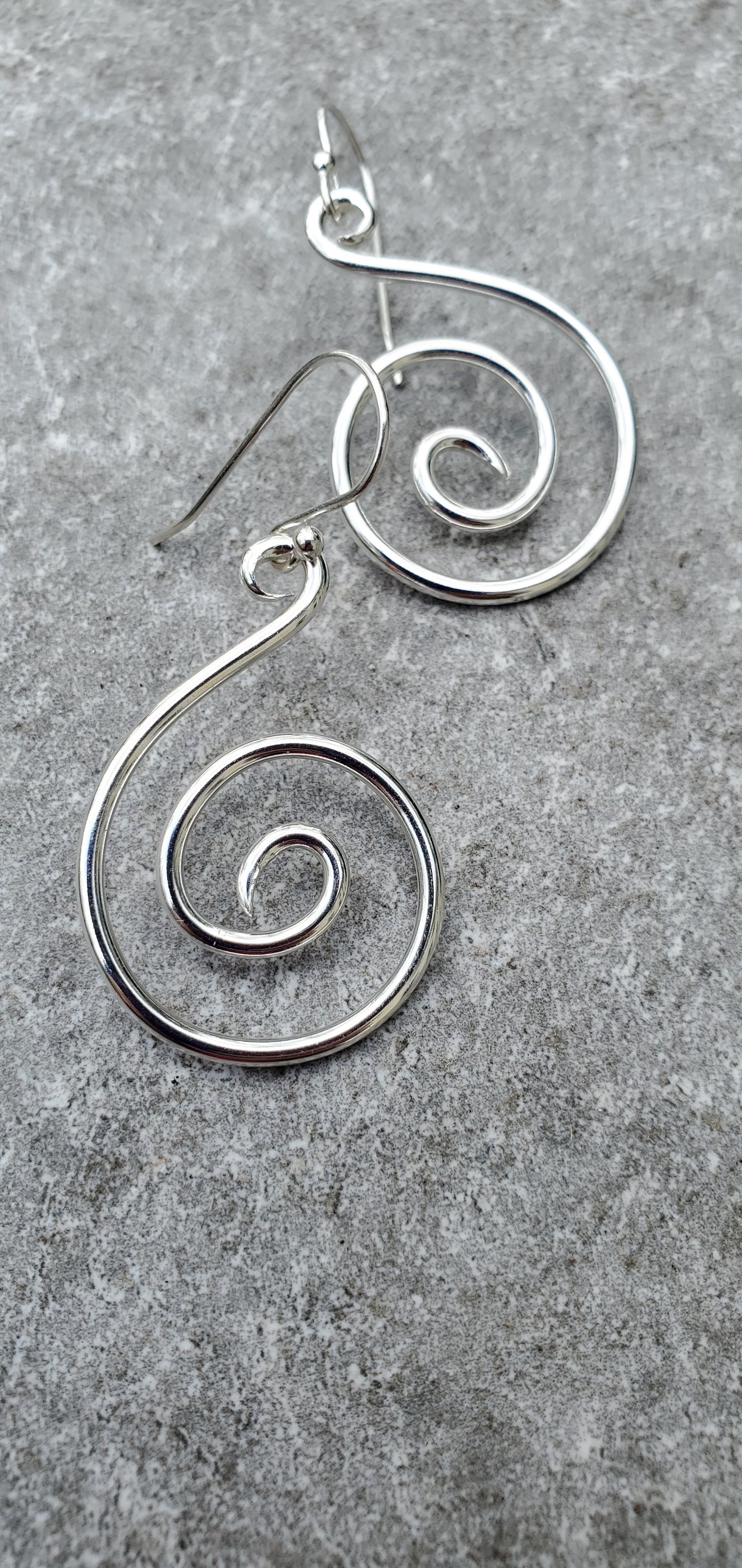 Silver Song earrings