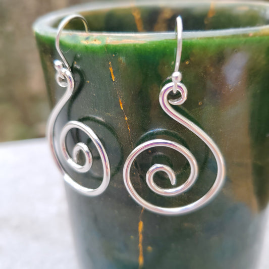 Silver Song earrings