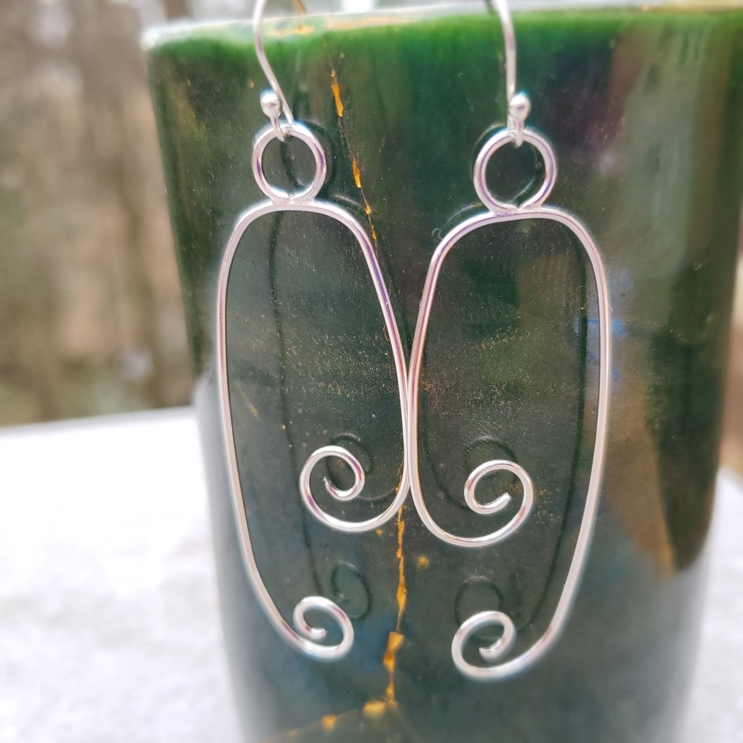 Swish & swirl earrings