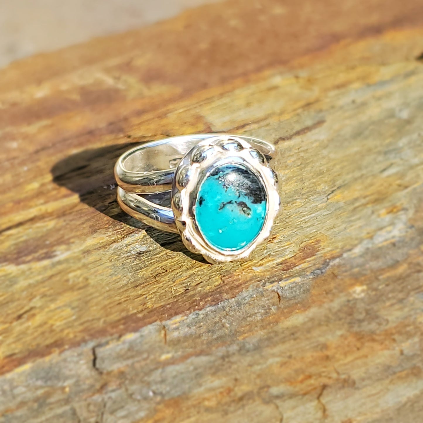 Turquoise Beaded Ring