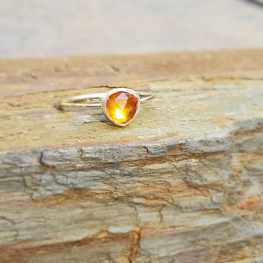 Spessartite Garnet Ring