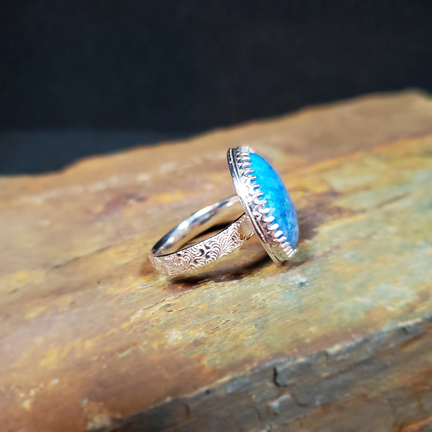 Denim Lapis Ring