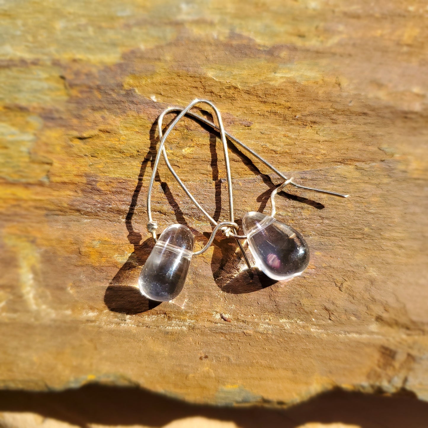 Rock Crystal Drop Earrings