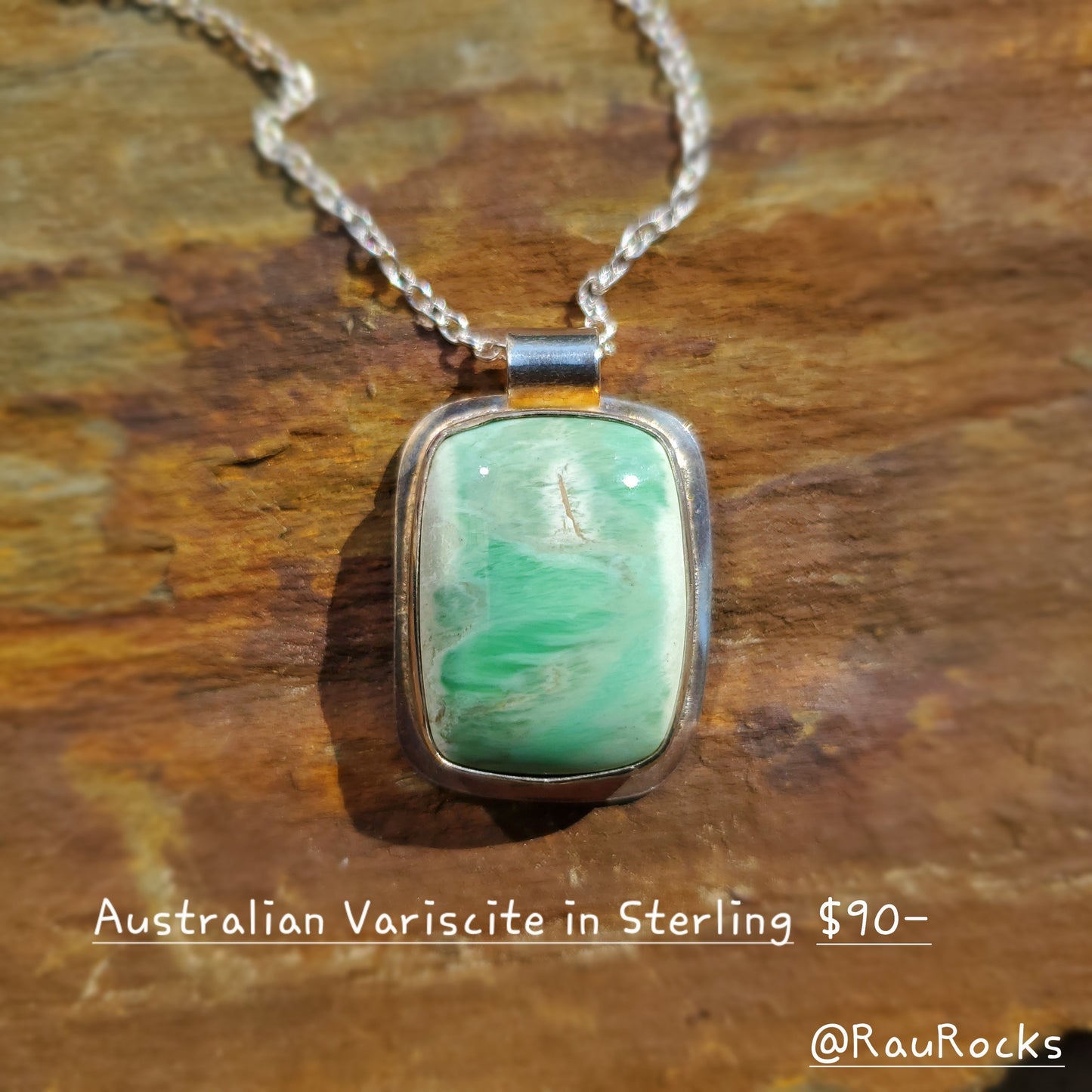 Australian Variscite Pendant