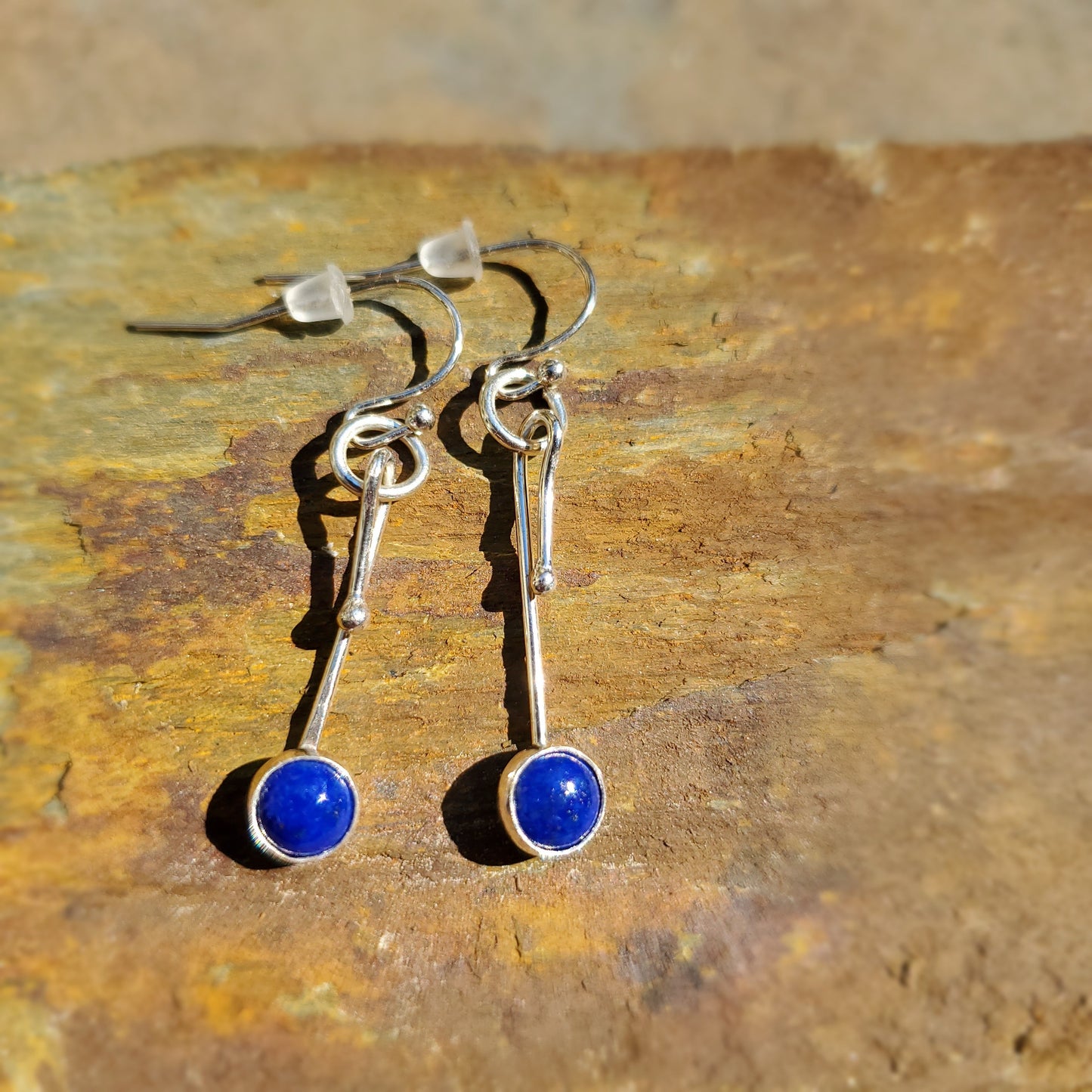 Rich Blue Lapis Lazuli Drop earrings