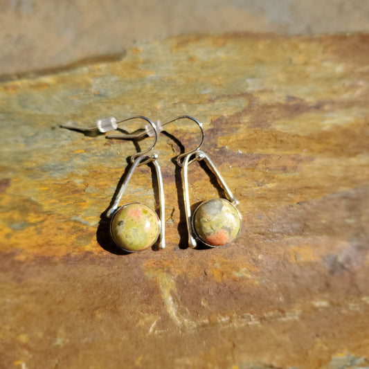 Unakite Earrings